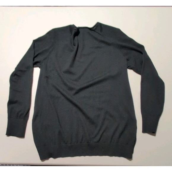 J Jill Side Button Black Sweater XS Women's Winter Silk Blend Casual Chic Cozy - Picture 5 of 6